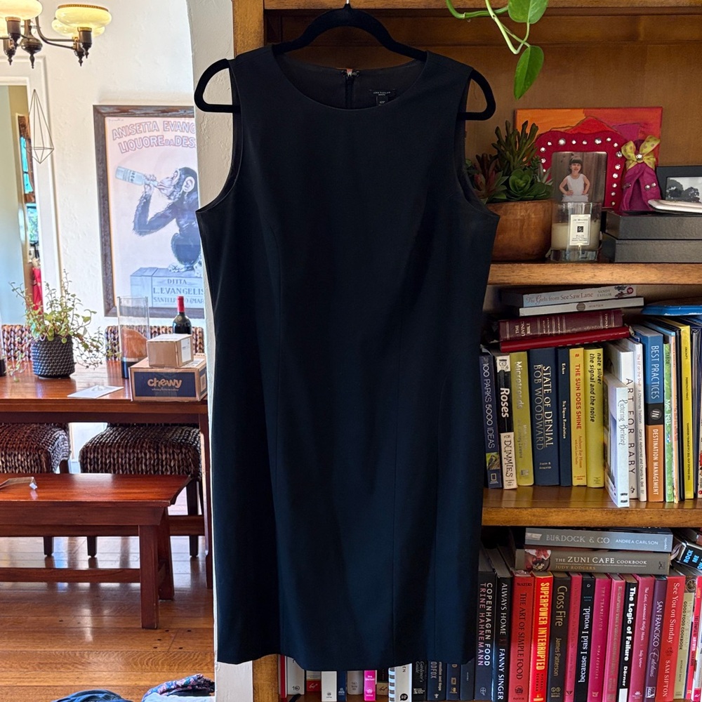 Ann Taylor Classic Black Shift Dress